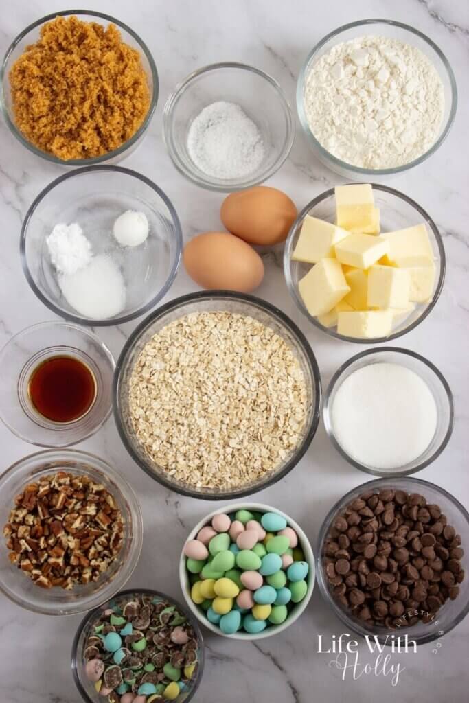 Easter Chocolate Pecan Cookies