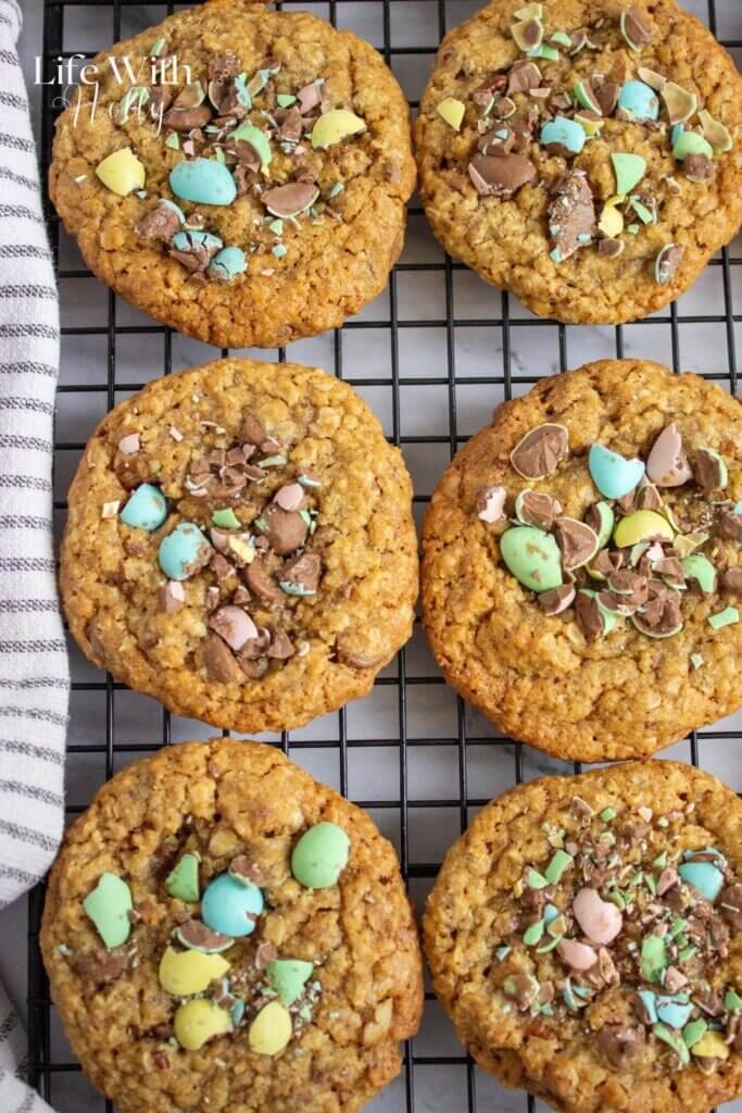 Easter Chocolate Pecan Cookies