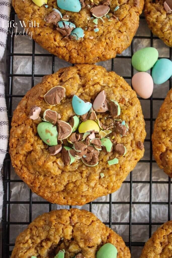 Easter Chocolate Pecan Cookies