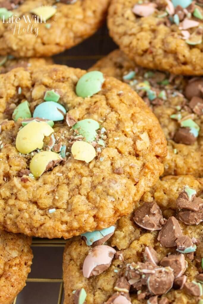 Easter Chocolate Pecan Cookies