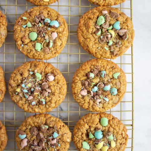 Easter Chocolate Pecan Cookies