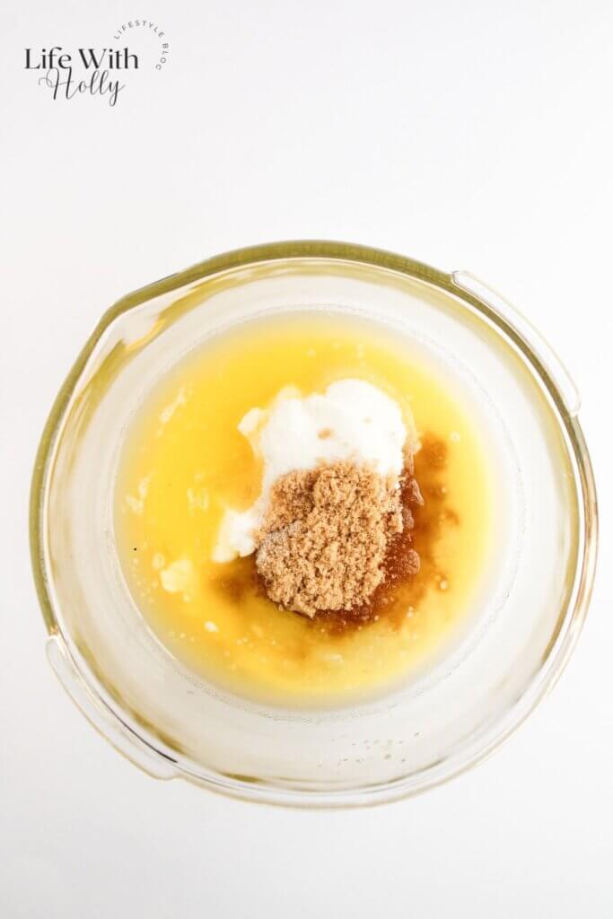 Funfetti stuffed cookies process