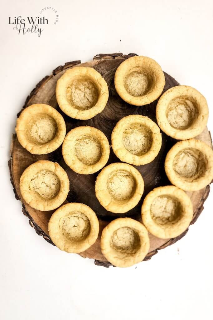 Cookie cups, ready to be filled