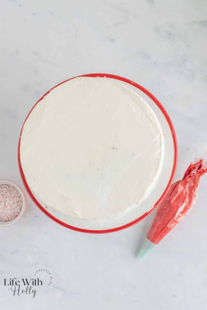 Chocolate peppermint layer cake