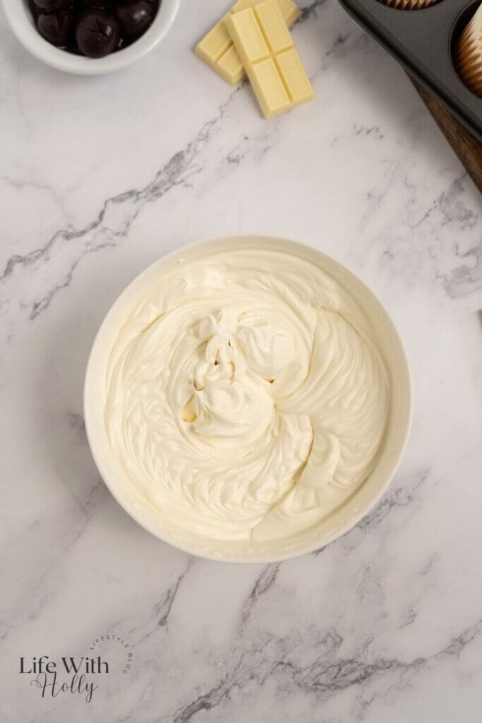 Whipped chocolate ganache